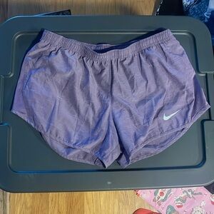 Nike purple dry fit shorts